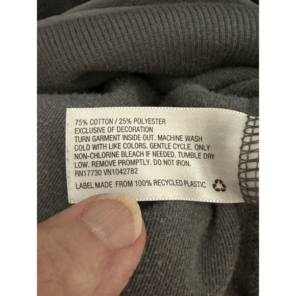 Wild Fable Womens 1/4 Zip Collared Sweatshirt Gray Size Large - Picture 7 of 11